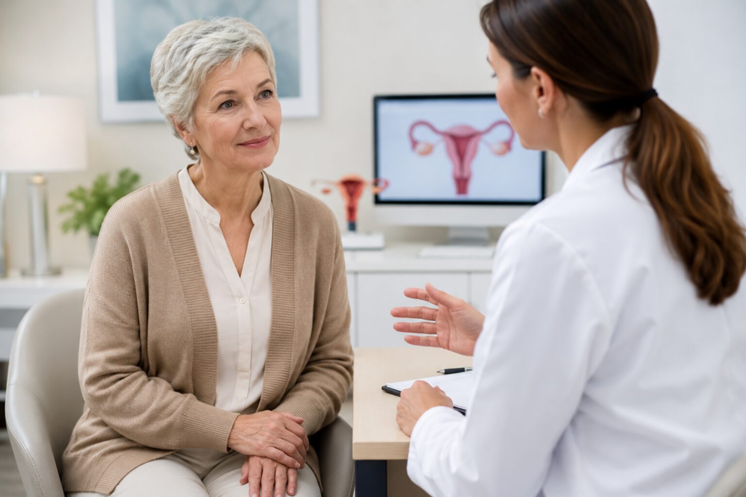 Consulta ginecològica per al diagnòstic del càncer d'endometri