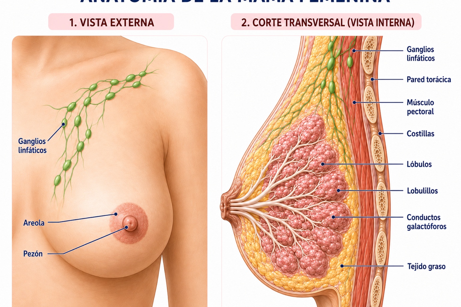 Valoración médica de una alteración mamaria